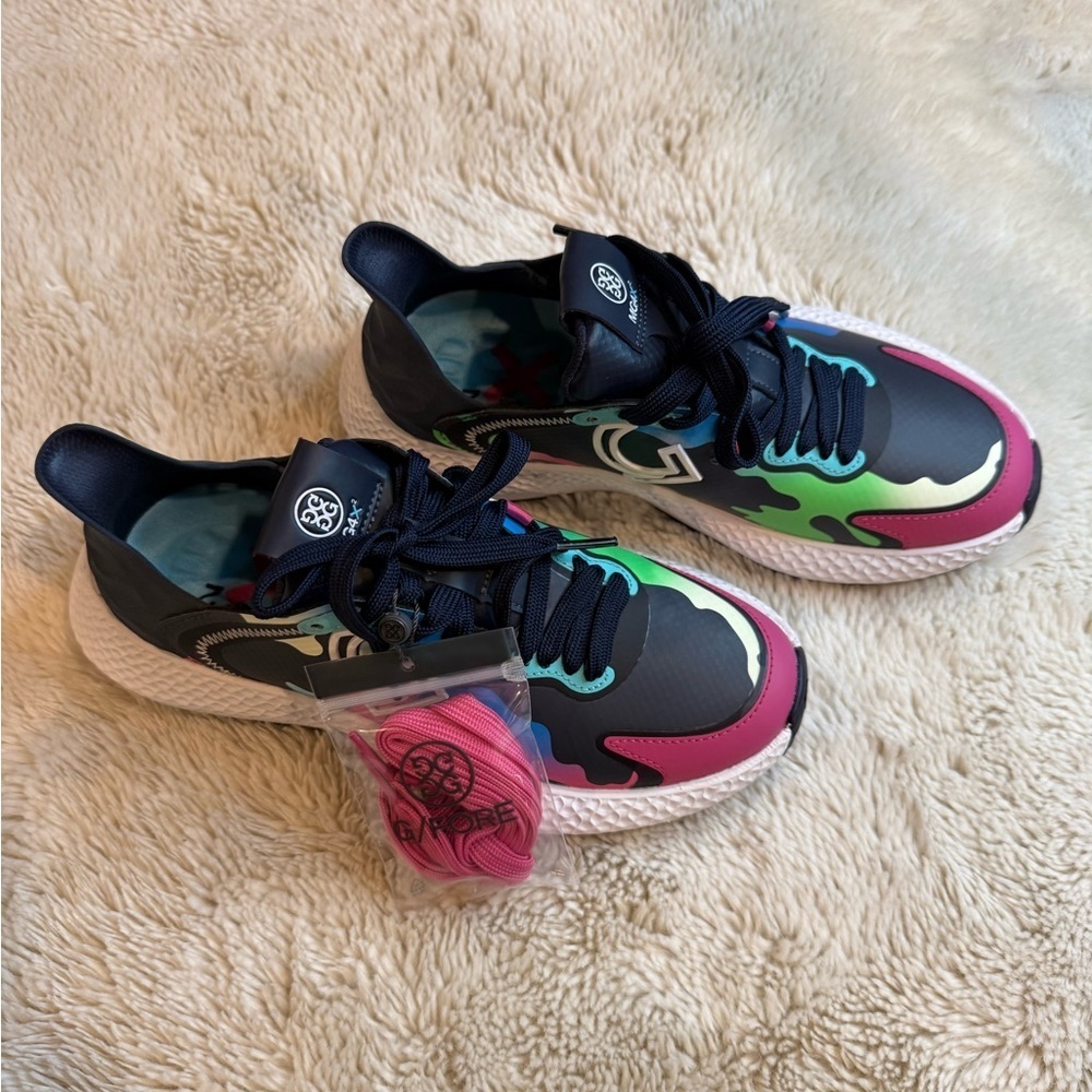 G/FORE Navy and Black Sneakers - Picture 4 of 10